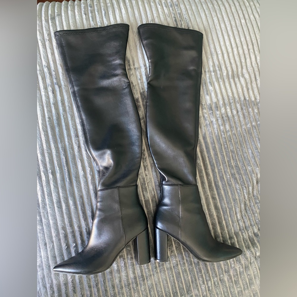 Chinese Laundry Black Over the Knee Boots